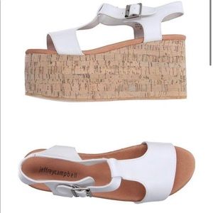 Jeffrey Campbell White Platform Heels - NEW